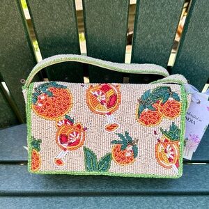 Aperol Spritz Beaded Shoulder Bag | Viral Summer Statement Purse